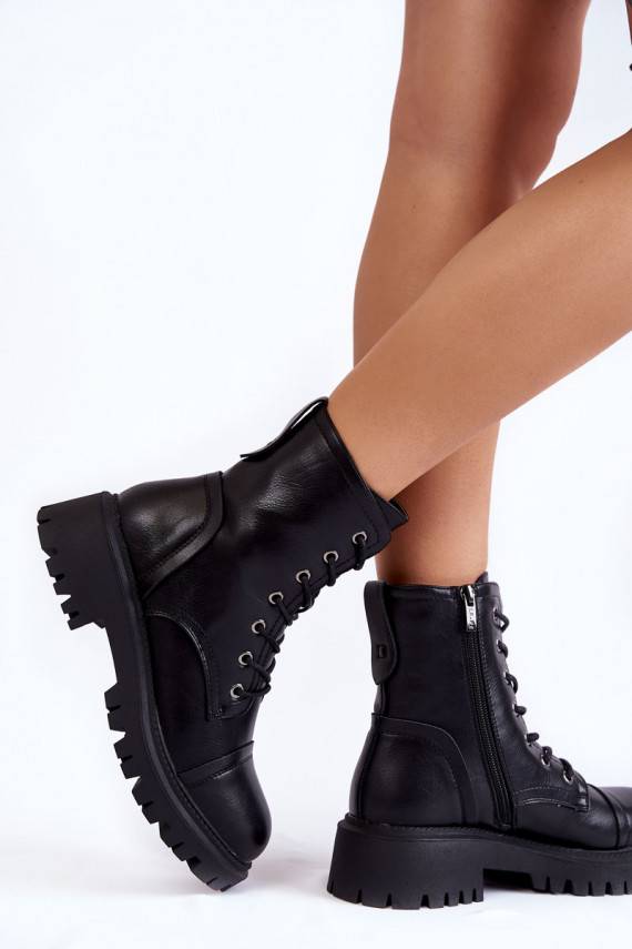 Leather Warm Boots La.Fi 250044B-PU Black