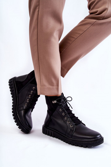 Women's Boots On The Platform Black Kristin  2