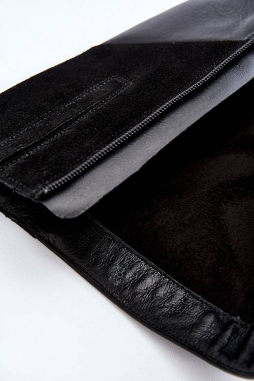 Women's Leather Knee Boots Maciejka 05784-01 Black