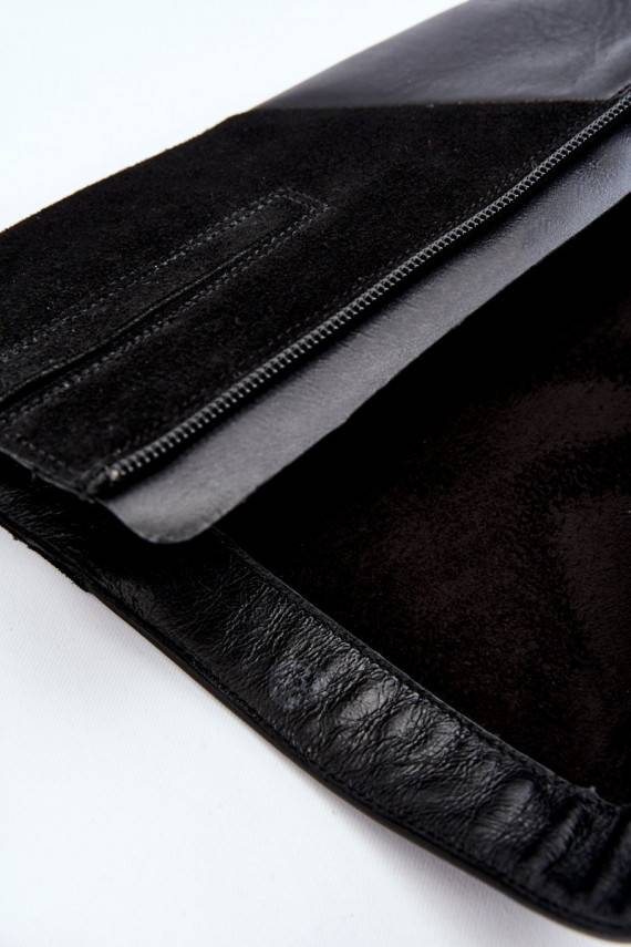 Women's Leather Knee Boots Maciejka 05784-01 Black