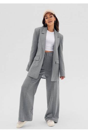 Ellis - Loose grey cotton pants 2