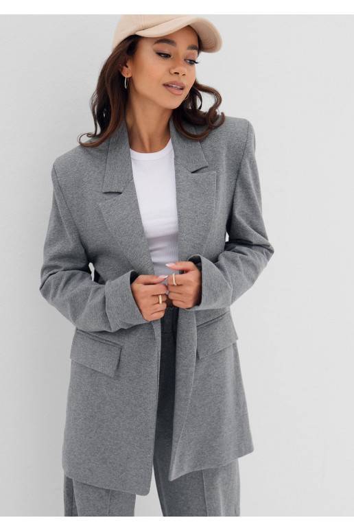 Zura - Grey oversize blazer