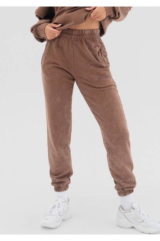 Tiffi - Brown vintage wash sweatpants