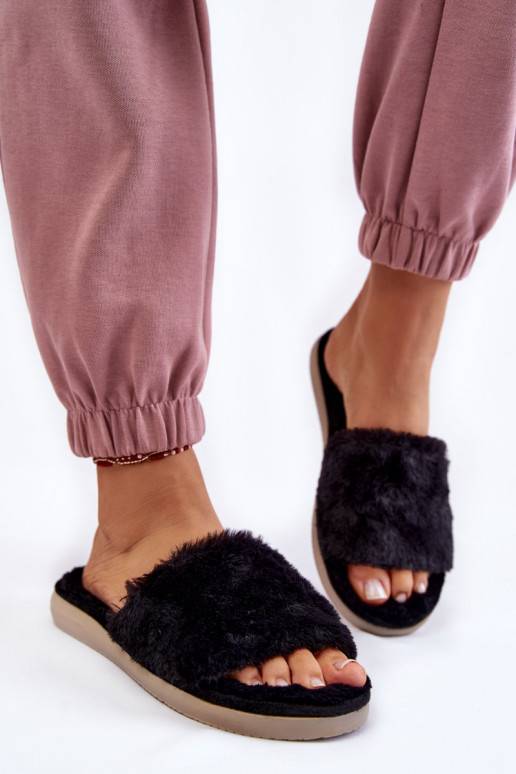 Daiso Plain Fur Indoor Slippers (23cm - 24.5cm, EU 36-39) | Lazada PH
