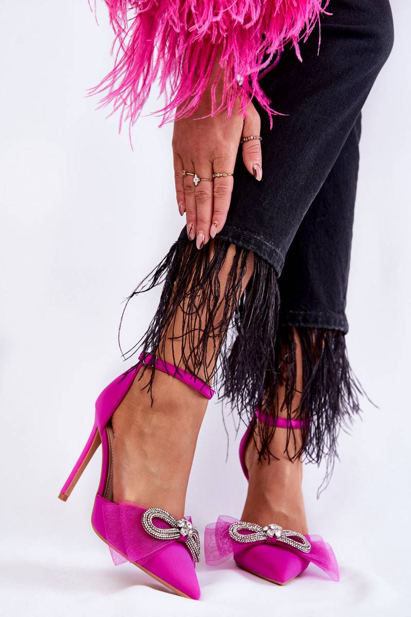 Jeffrey Campbell: Bow-Down in Fuchsia - J. Cole Shoes