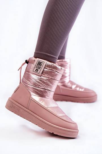 Women's Snow Boots Big Star II274119 Pink 2