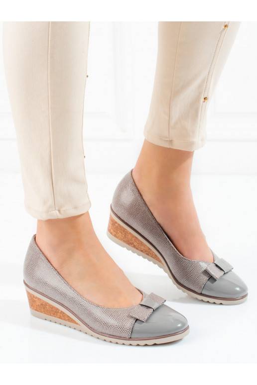 gray High heels Potocki na j koturnie