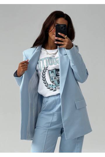 Zura - Blue oversize blazer 2