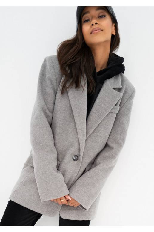 Corto - Short grey coat