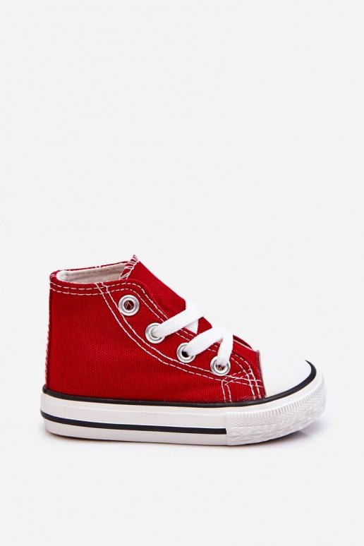 Children's High Sneakers Red Filemon