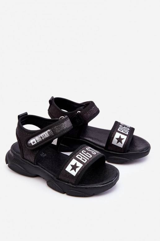 Children's Velcro Sandals Big Star LL374192 Black