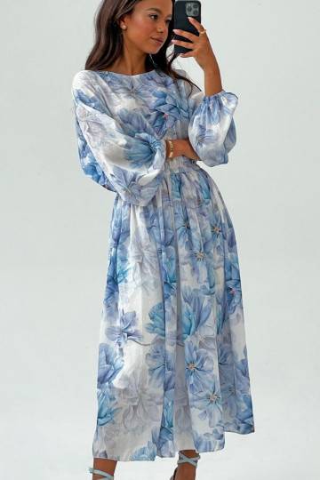 Elvire - White midi dress...