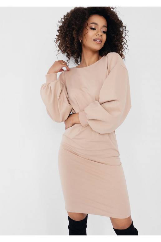 Malva - Beige midi dress