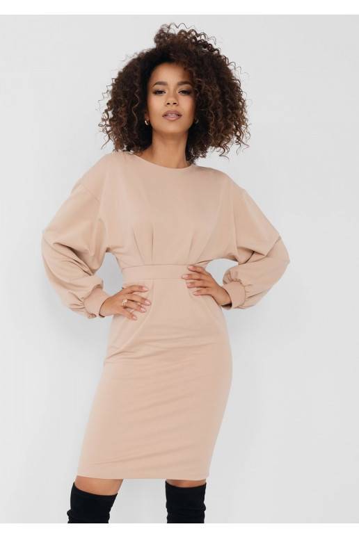 Malva - Beige midi dress Malva - Beige midi dress