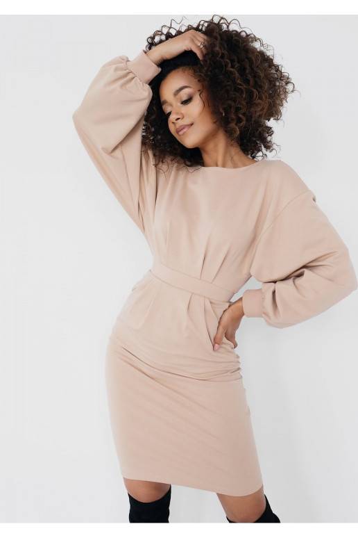 Malva - Beige midi dress Malva - Beige midi dress