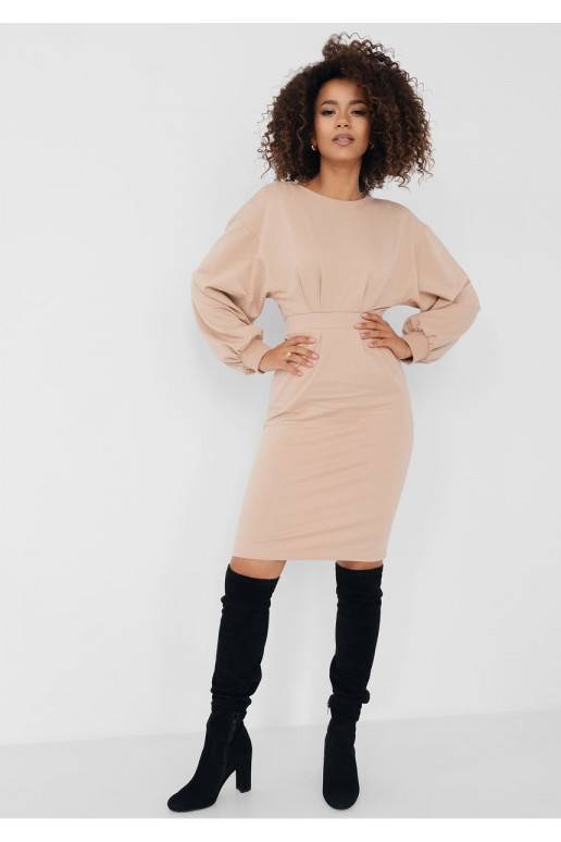 Malva - Beige midi dress Malva - Beige midi dress
