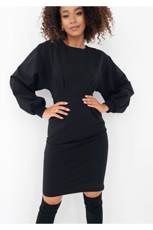 Malva - Black midi dress Malva - Black midi dress
