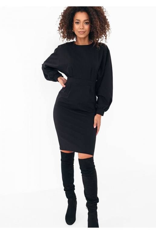 Malva - Black midi dress Malva - Black midi dress