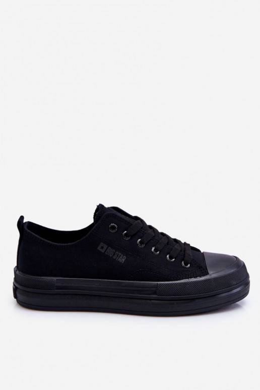 Big Star Low Lace-up Sneakers LL274967 Black