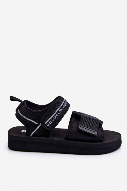 Women's Velcro Sandals Big Star LL274784 Black