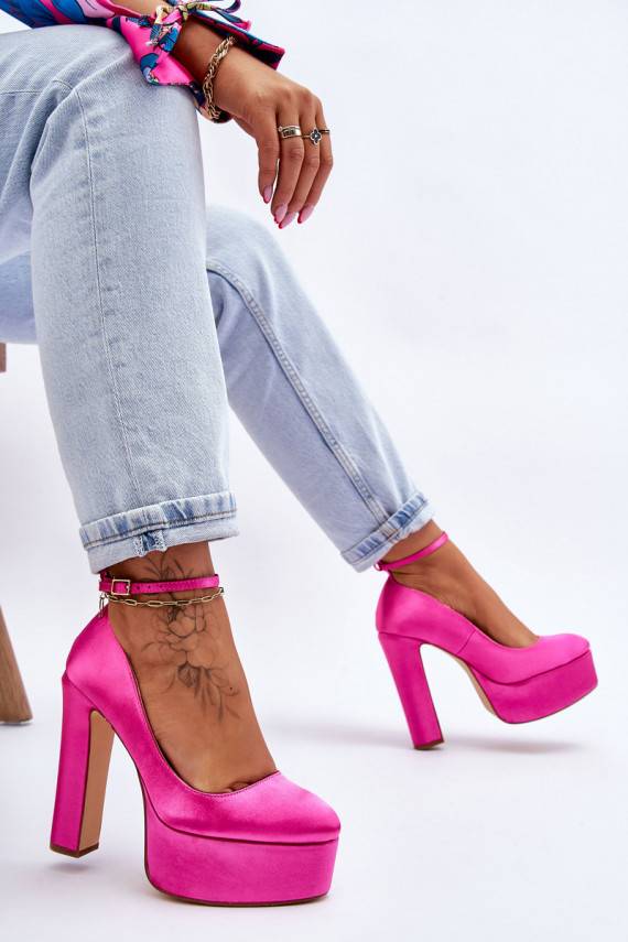 Fashionable High Heel Pumps Fuchsia Hayden