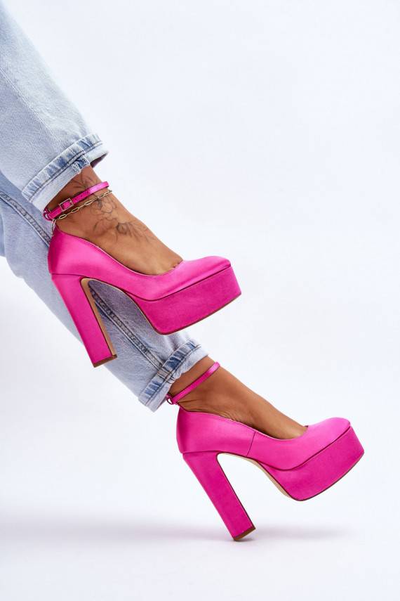 Fashionable High Heel Pumps Fuchsia Hayden