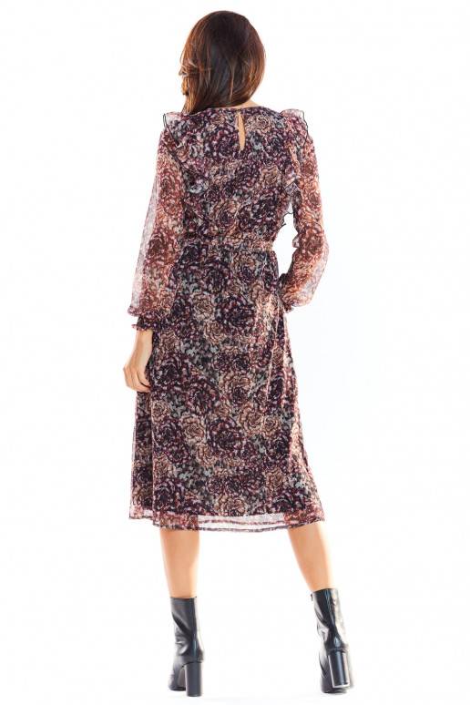 Kokteilinė Midi ilgios suknelė awama