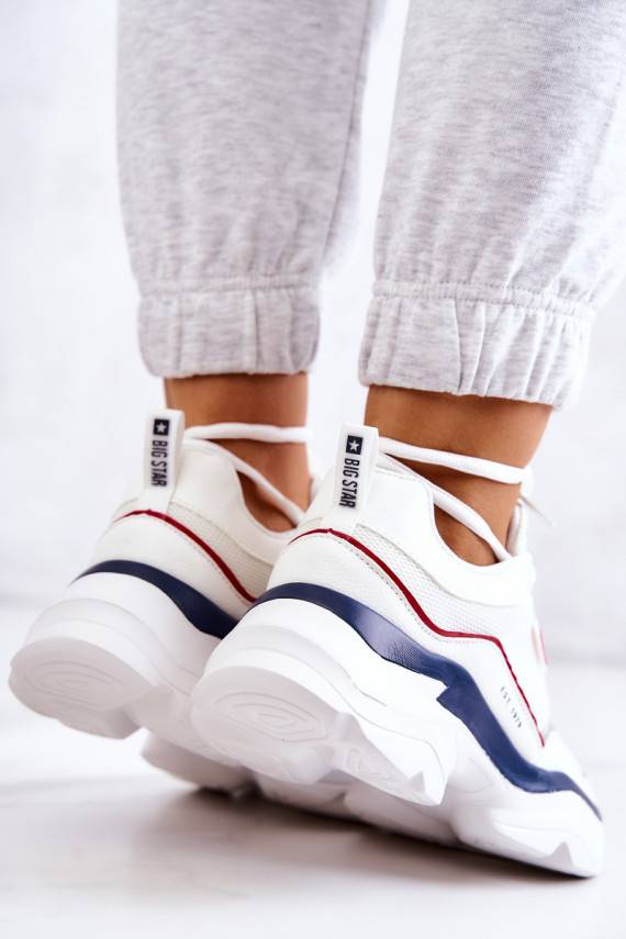 Women's sports shoes Big Star JJ274A116 White