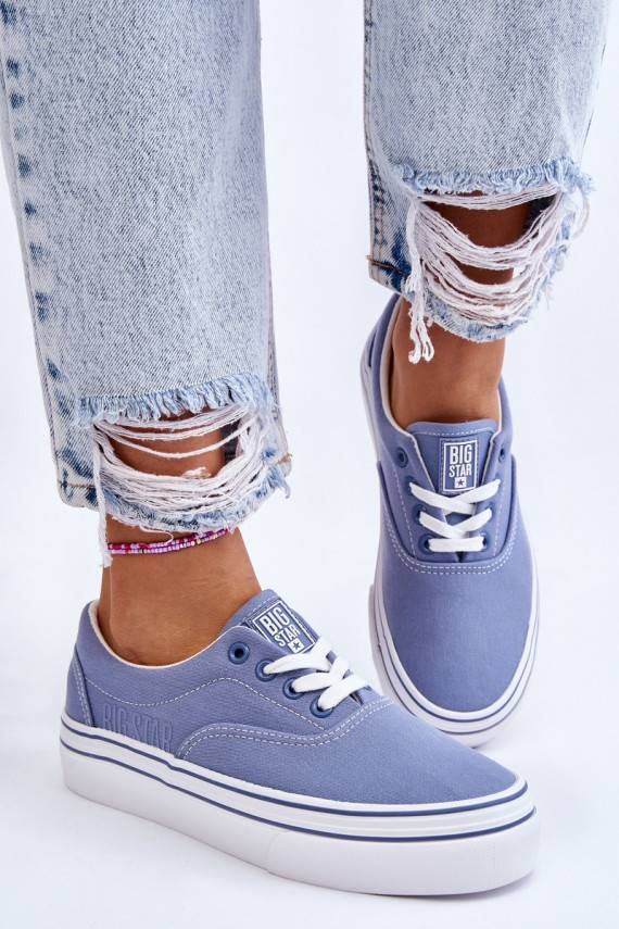 Women's Platform Sneakers Big Star LL274231 Blue