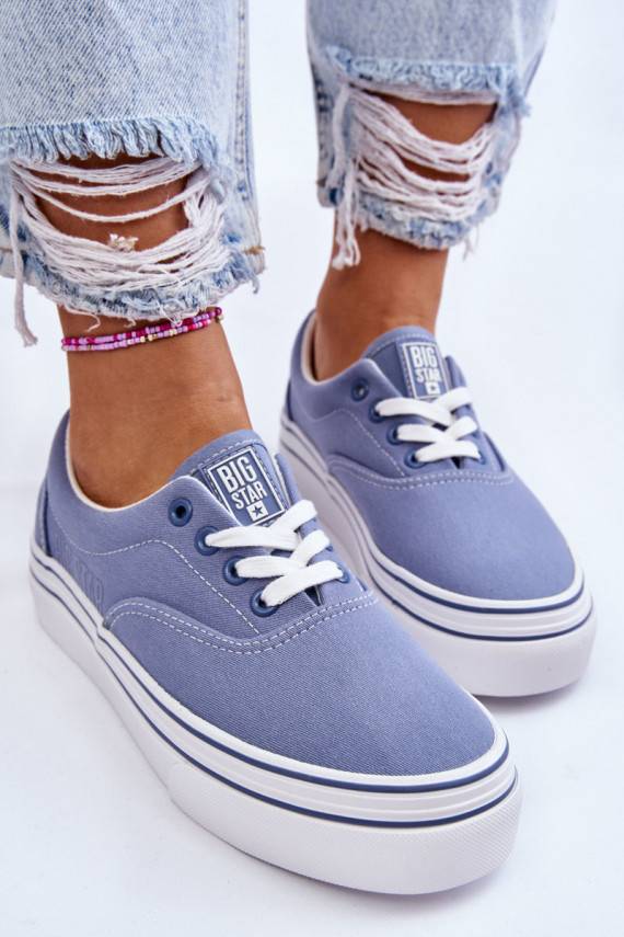 Women's Platform Sneakers Big Star LL274231 Blue