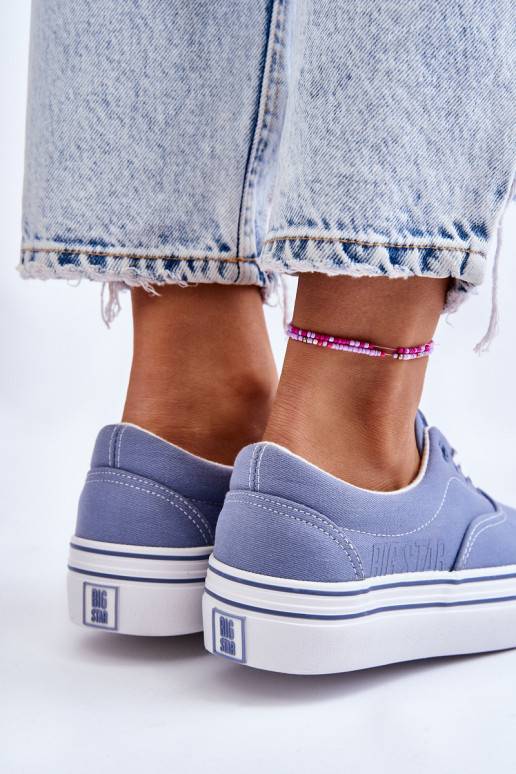 Women's Platform Sneakers Big Star LL274231 Blue