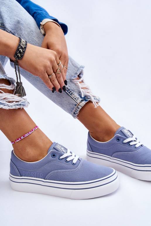 Women's Platform Sneakers Big Star LL274231 Blue