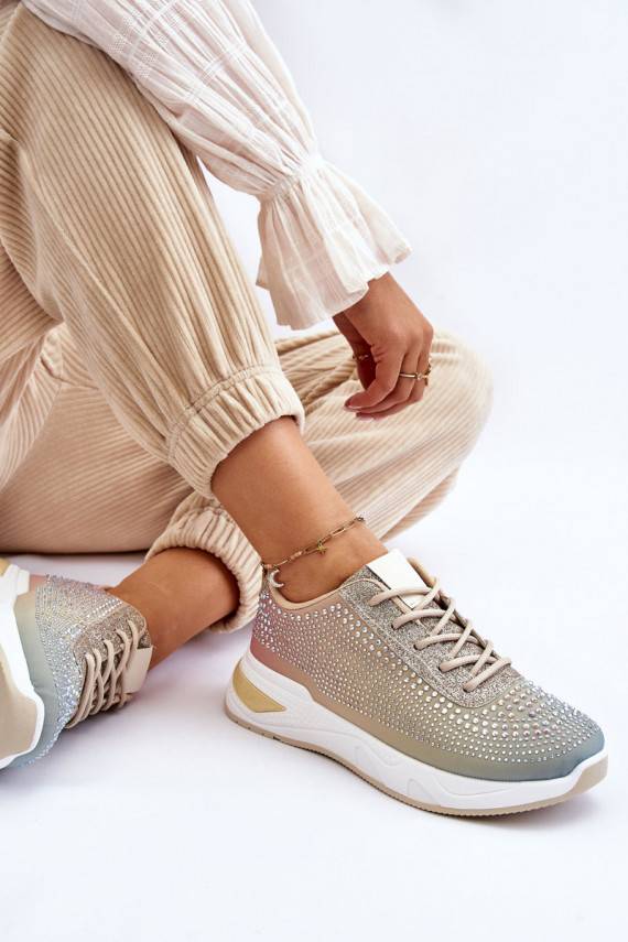 Women's Sneakers With Zircons Multicolour Raiden