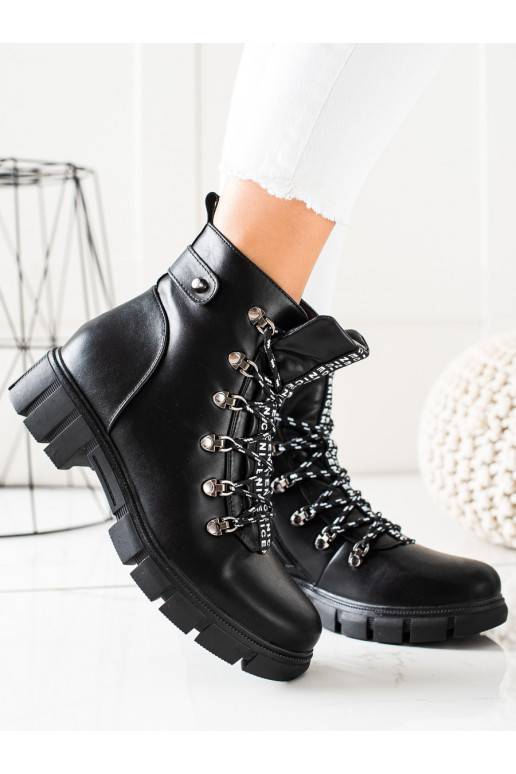 black women's boots with platform Vinceza