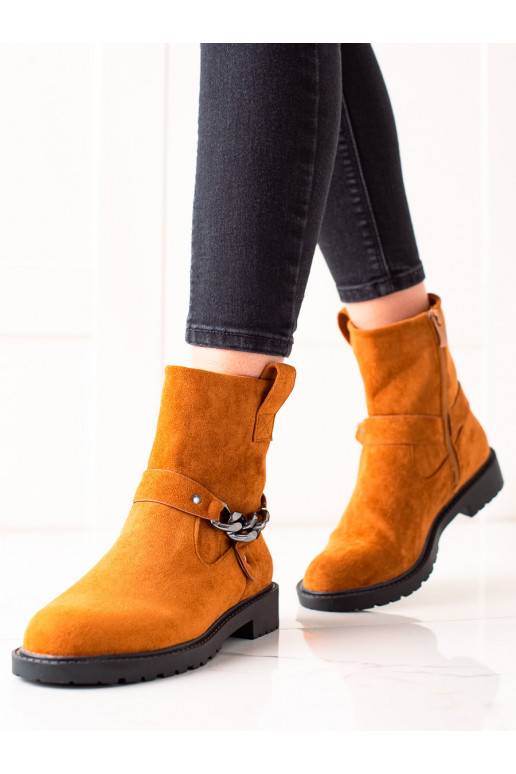 The classic model women's boots Shelovet of suede 