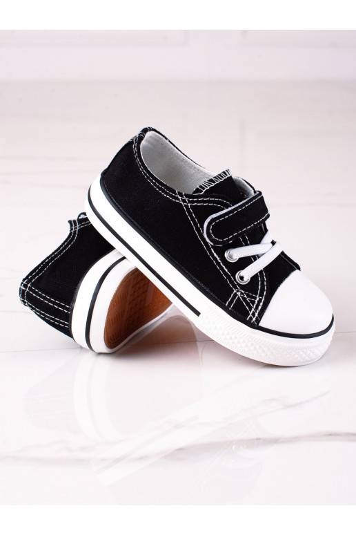 casual shoes chłopięce Vico  black