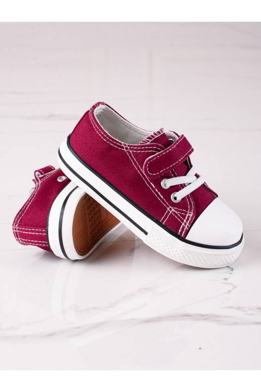 casual shoes chłopięce Vico  burgundy color