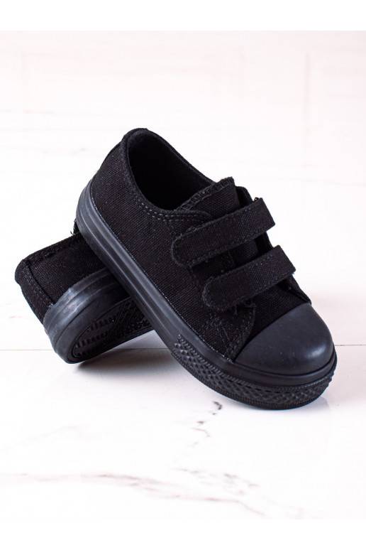 casual shoes dziecięce Vico z zapięciem  black