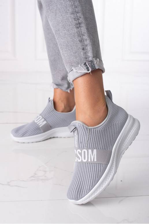 gray Sneakers model shoes Shelovet 