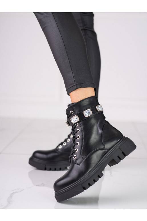 black women's boots Shelovet 