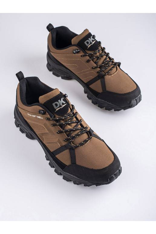 Brown color buty trekkingowe męskie DK aqua Softshell