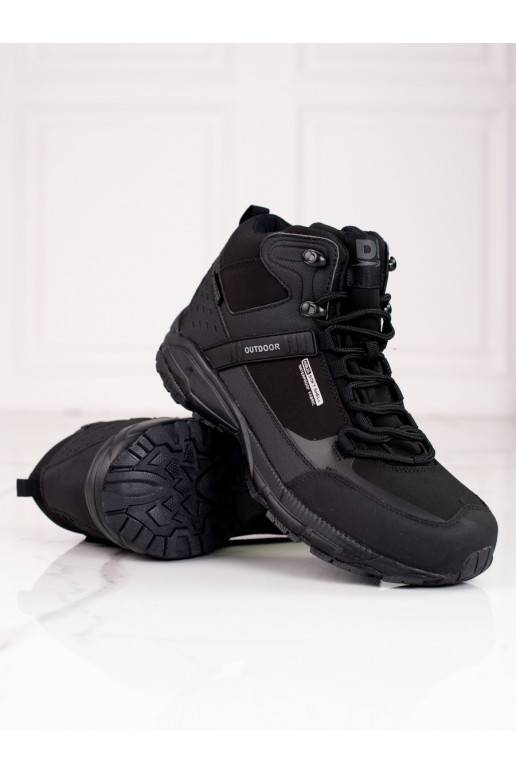 with laces buty trekkingowe  męskie DK Softshell black