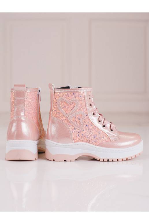Boots dziewczęce  Potocki light pink