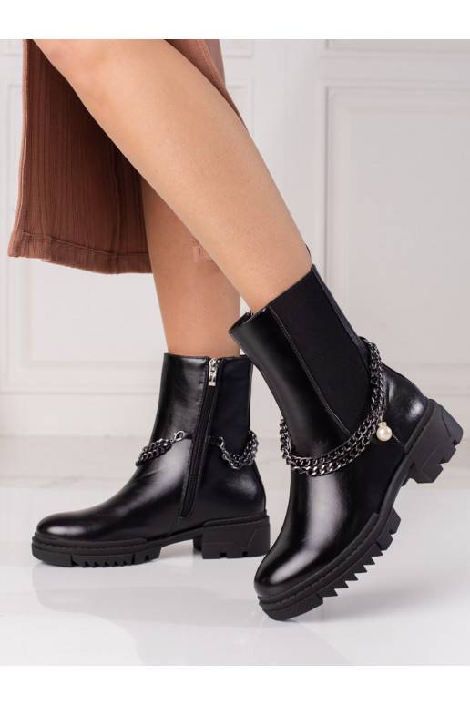 black Women's boots Potocki 