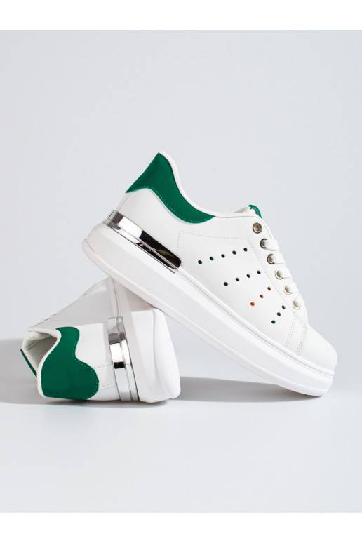 White color sneakers Sneakers  Shelovet