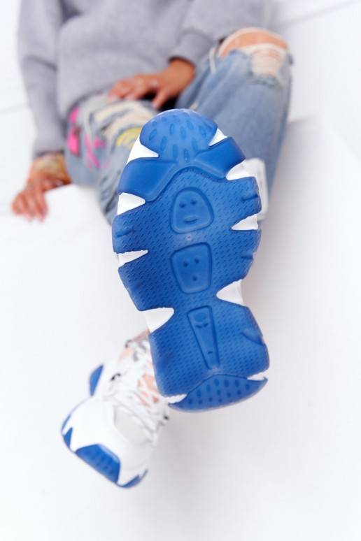 Sport Shoes On A Chunky Sole GOE HH2N4034 White-Pink