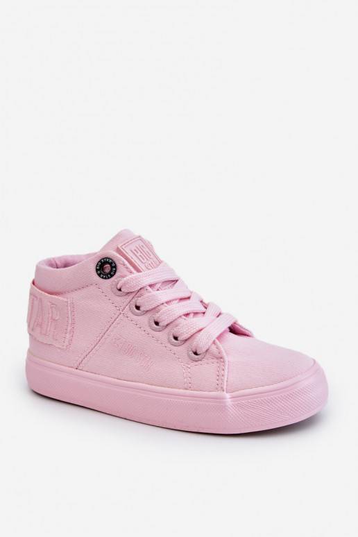 Children's Classic High Sneakers Big Star LL374003 Pink