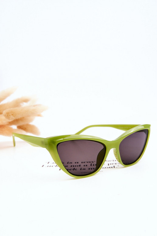 Fashionable Cat Eye Sunglasses V090169 Green
