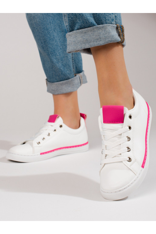 White color   sneakers Shelovet