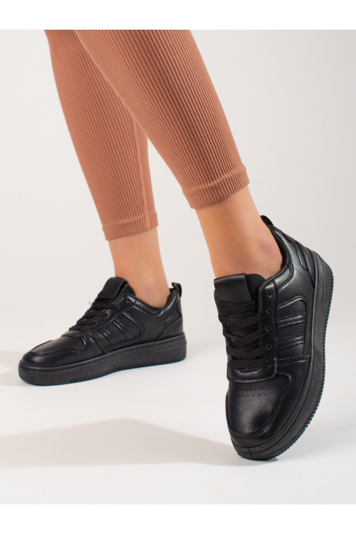 black Sneakers model shoes Shelovet